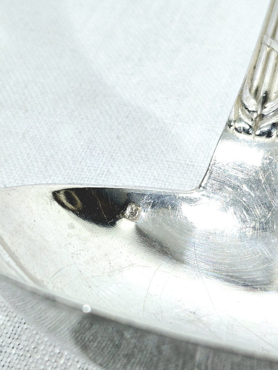MARTIAL GAUTHIER - LOUCHE A CREME EN ARGENT-photo-8