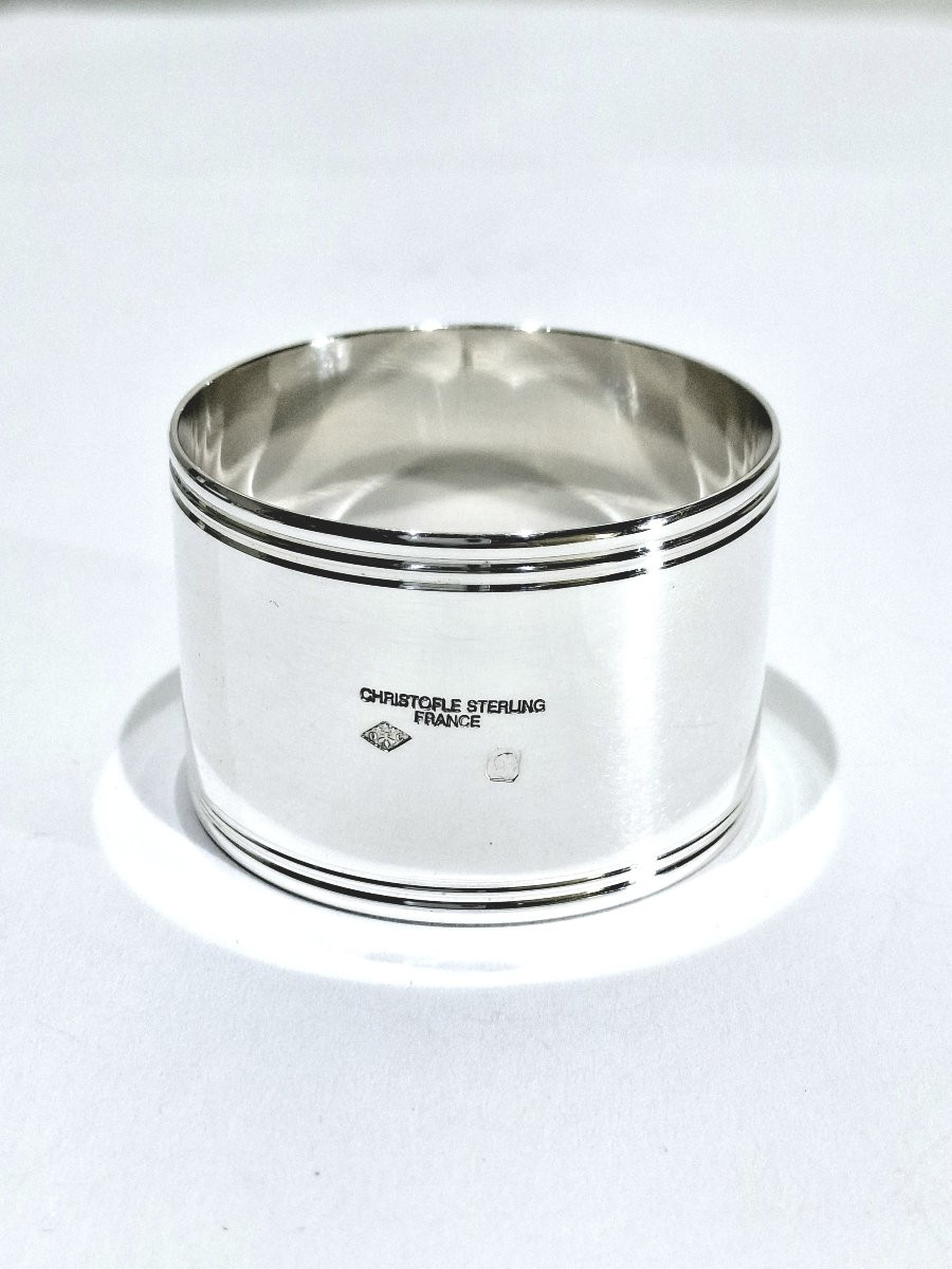 Christofle - Silver Napkin Ring Cluny -photo-1