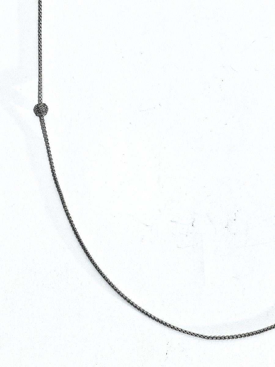 David Yurman - Sautoir en argent et diamants-photo-4