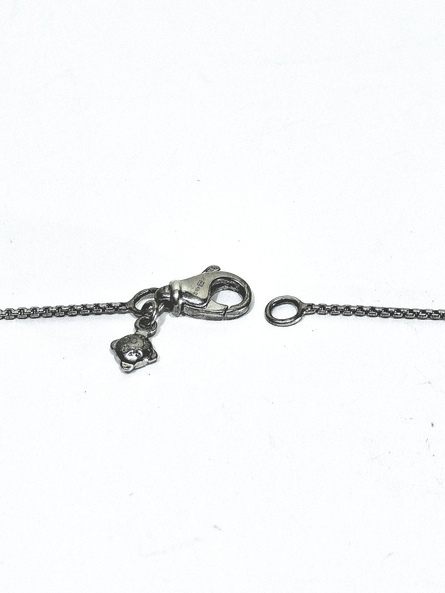David Yurman - Sautoir en argent et diamants-photo-5