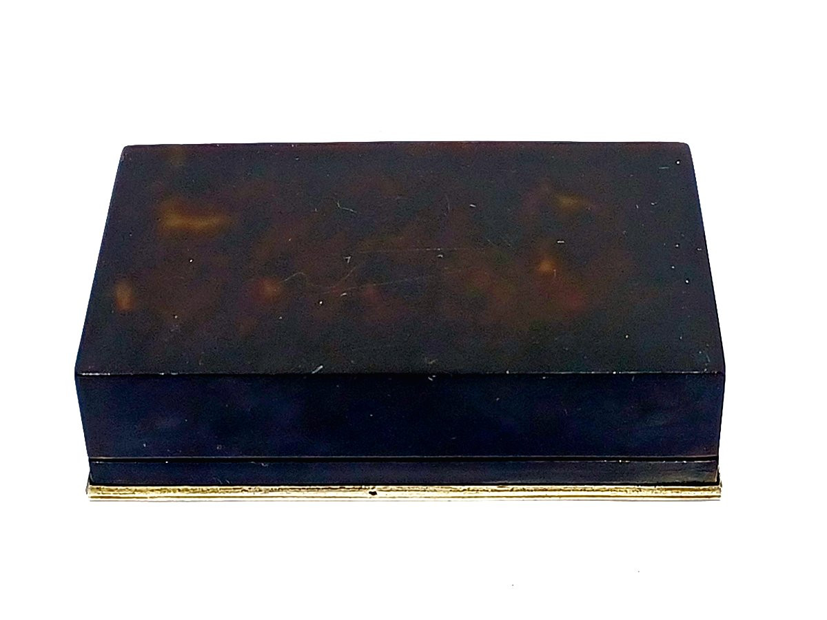 BOITE A TIMBRES EN ÉCAILLE ET VERMEIL-photo-6