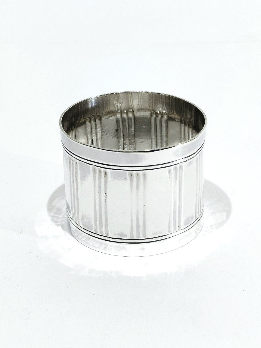 ROND DE SERVIETTE EN ARGENT -photo-2