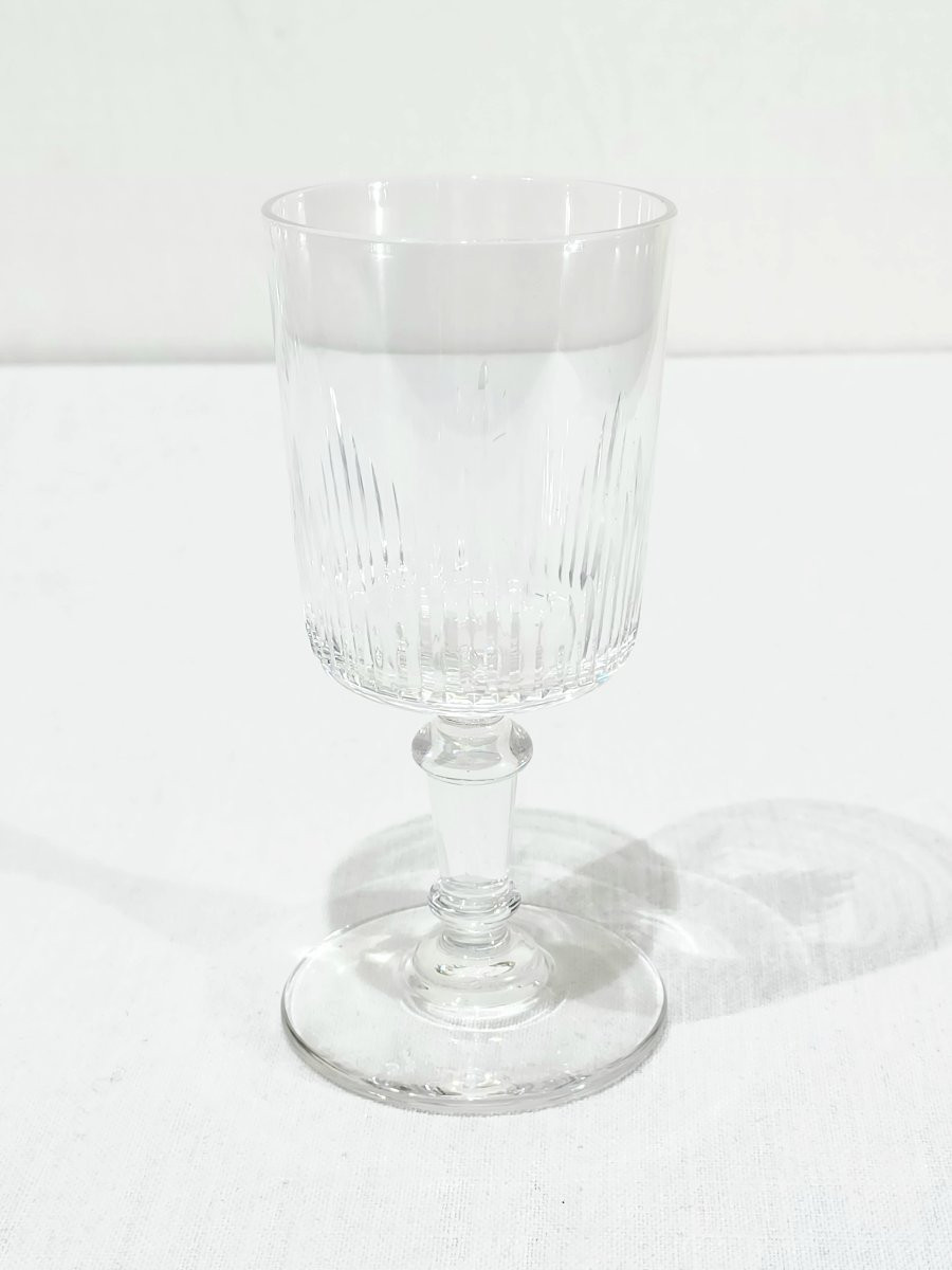 13 White Crystal Wine Glasses-photo-2
