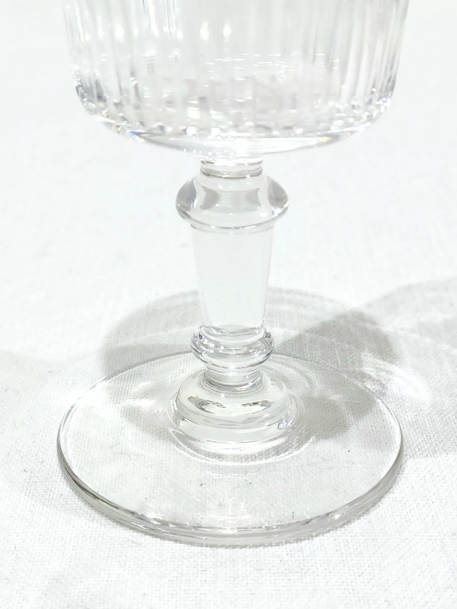 13 White Crystal Wine Glasses-photo-6