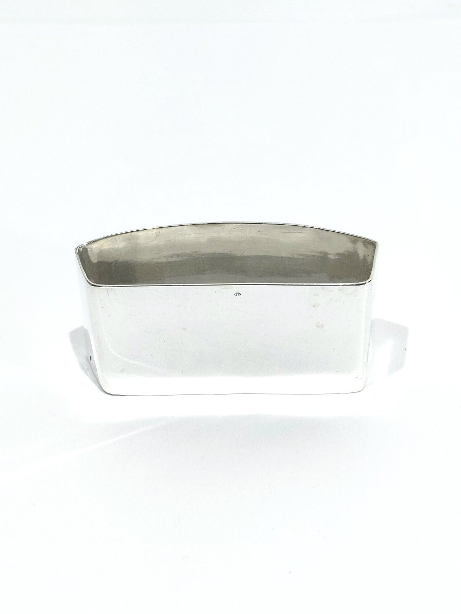 ERNEST PROST - ROND DE SERVIETTE EN ARGENT MASSIF-photo-2