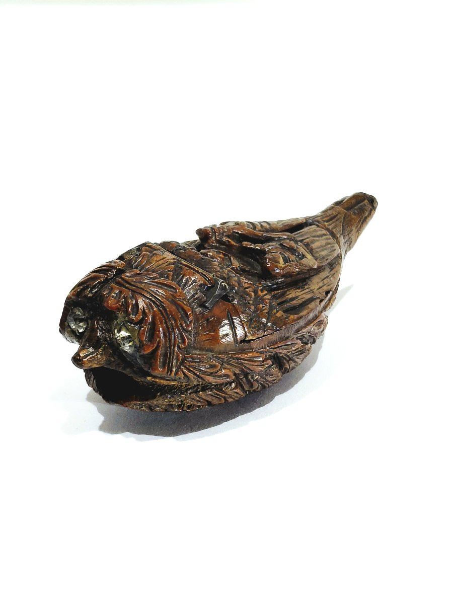 ART POPULAIRE - TABATIÈRE EN BOIS-photo-4