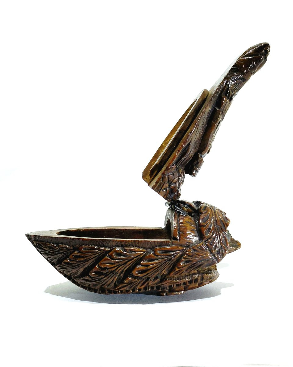 ART POPULAIRE - TABATIÈRE EN BOIS-photo-6