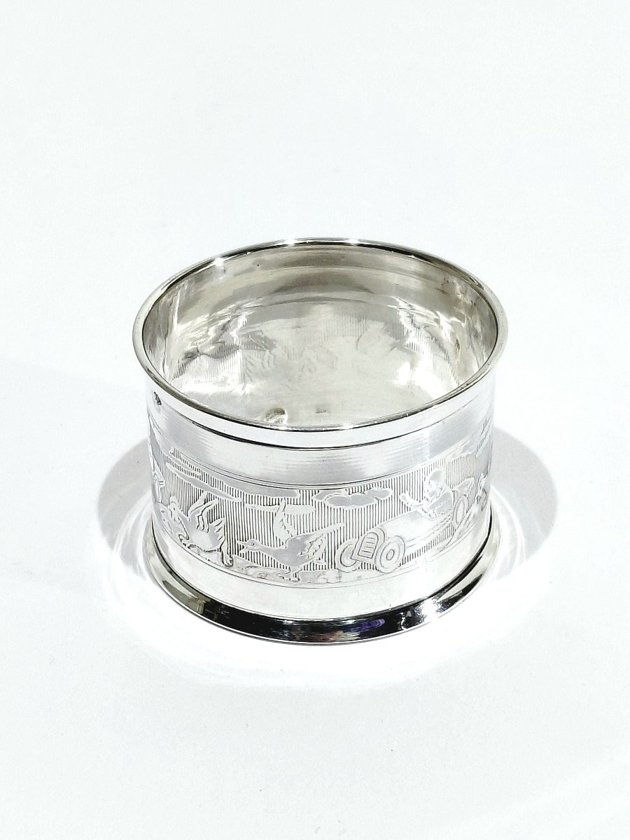 ROND DE SERVIETTE EN ARGENT-photo-4