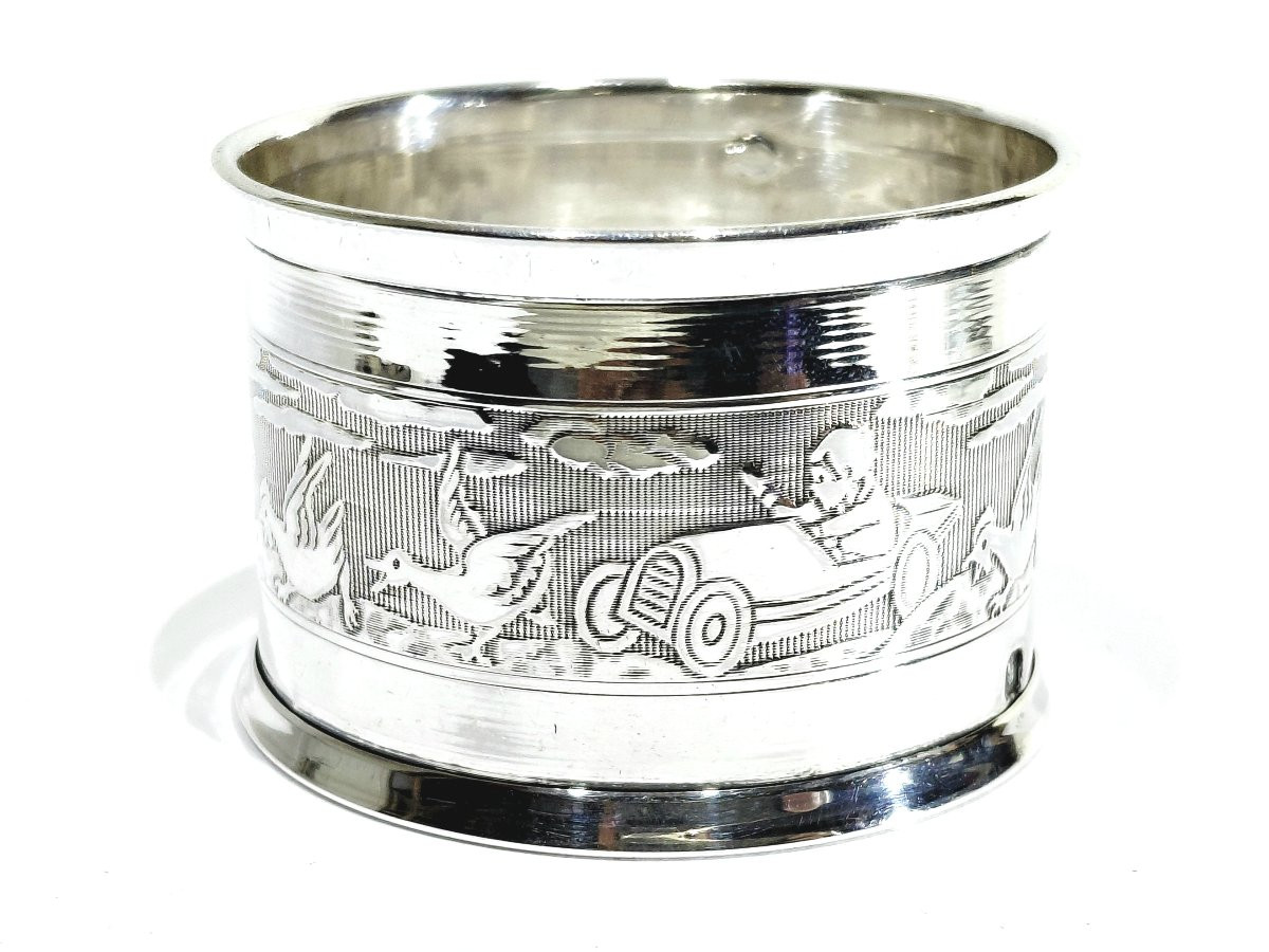 ROND DE SERVIETTE EN ARGENT-photo-6