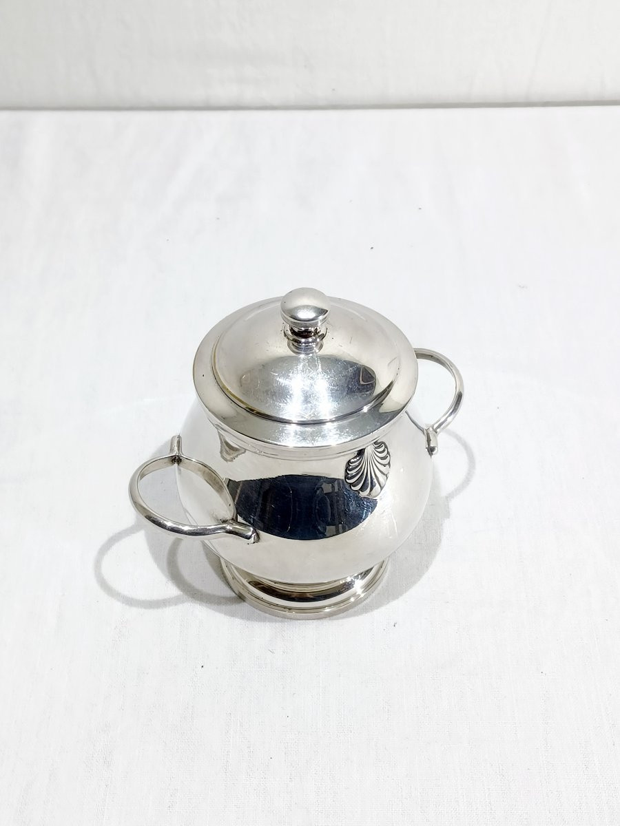 CHRISTOFLE - SUCRIER MÉTAL ARGENTÉ VENDÔME-photo-1