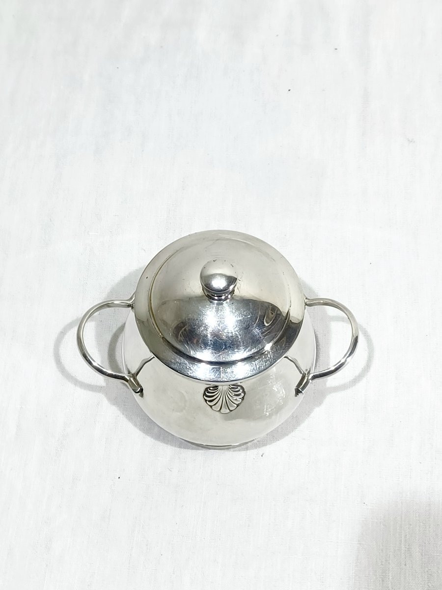CHRISTOFLE - SUCRIER MÉTAL ARGENTÉ VENDÔME-photo-2
