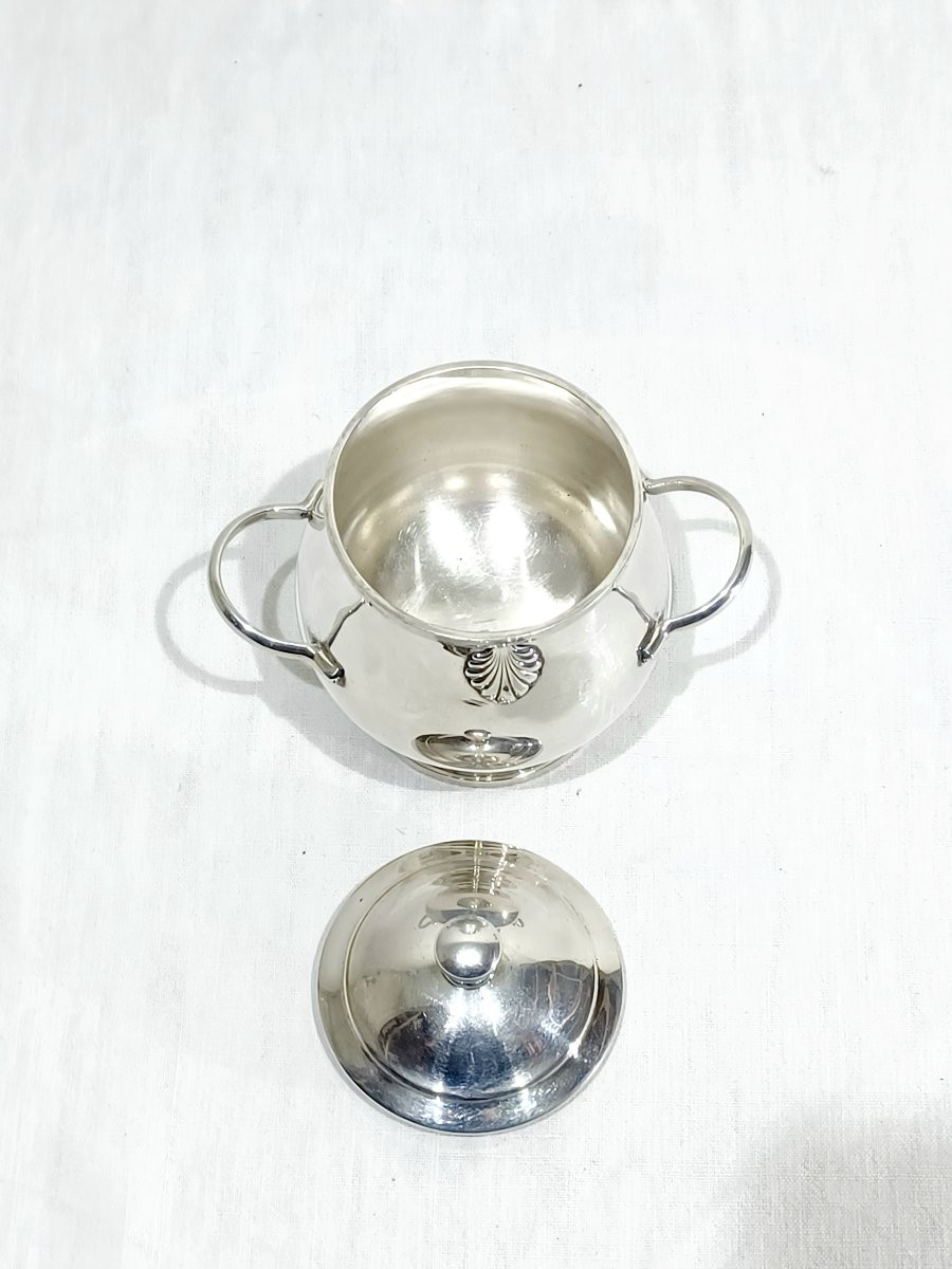 CHRISTOFLE - SUCRIER MÉTAL ARGENTÉ VENDÔME-photo-3