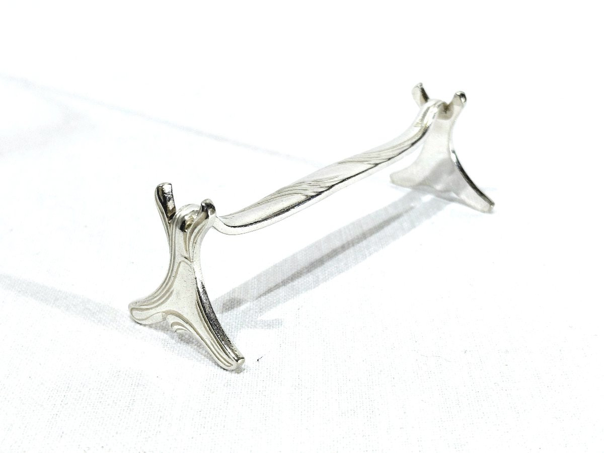 Christofle - Set Of 11 Silver-plated Knife Holders-photo-3