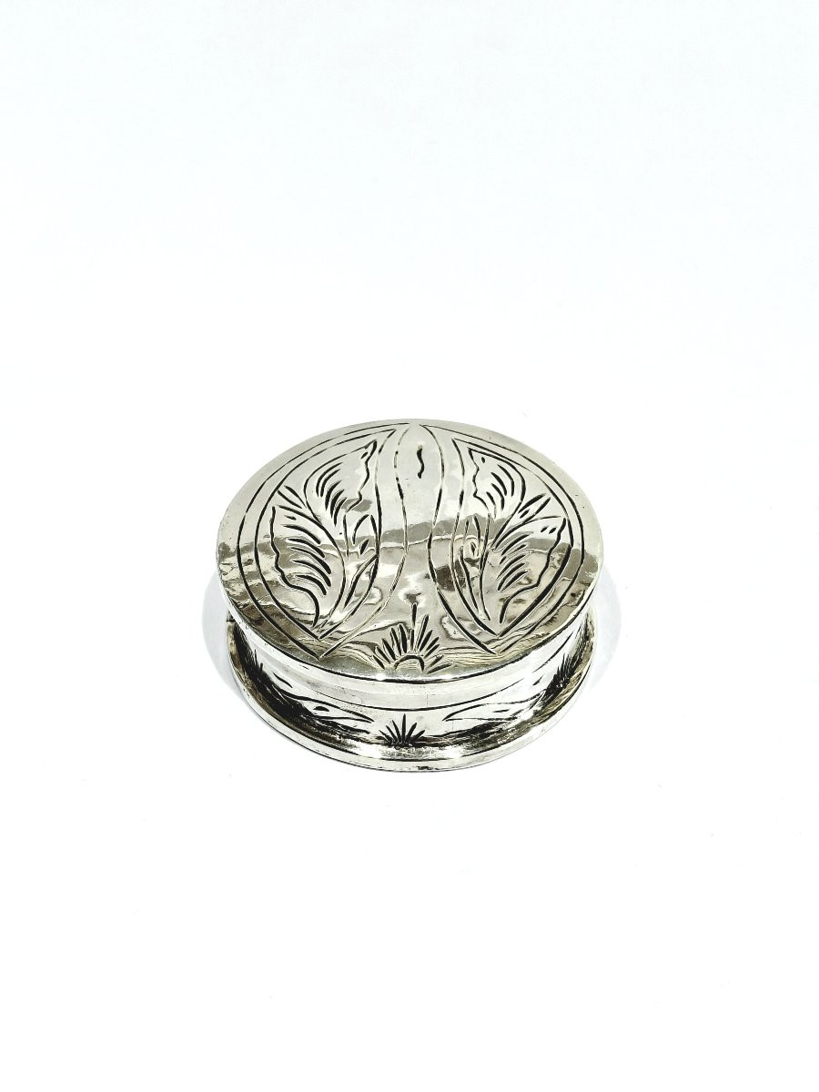 Tunisia - Silver Pill Box-photo-2