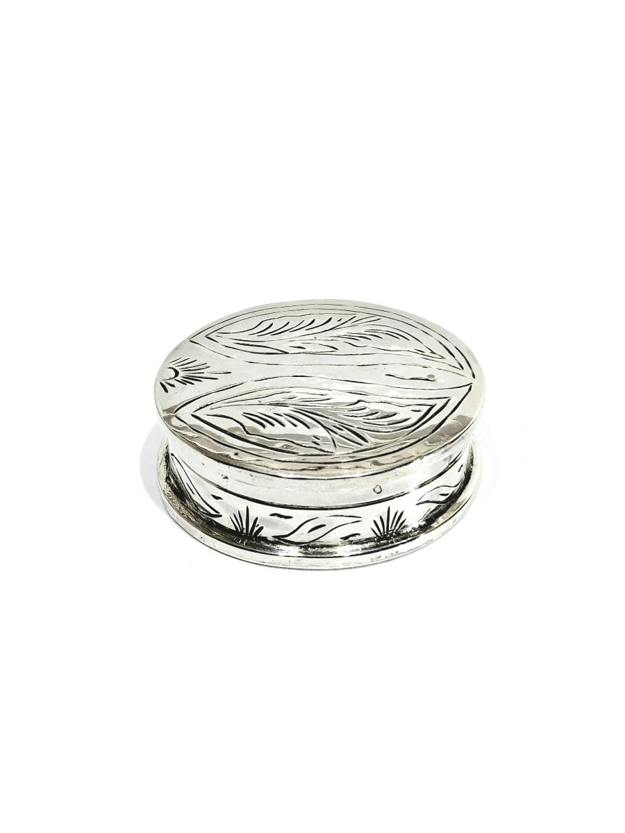 Tunisia - Silver Pill Box-photo-3