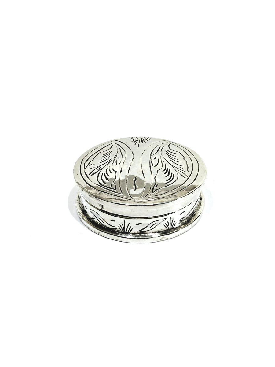 Tunisia - Silver Pill Box-photo-4