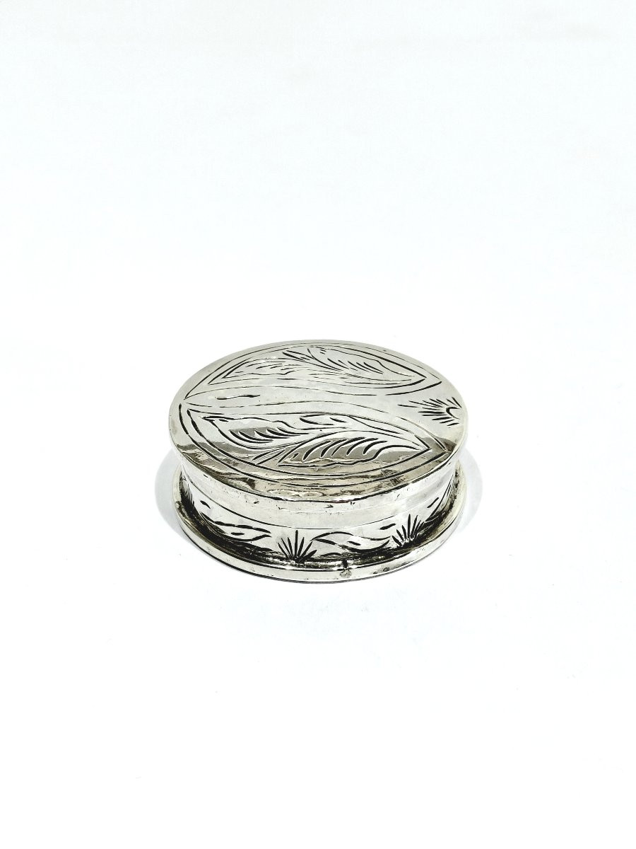 Tunisia - Silver Pill Box-photo-1
