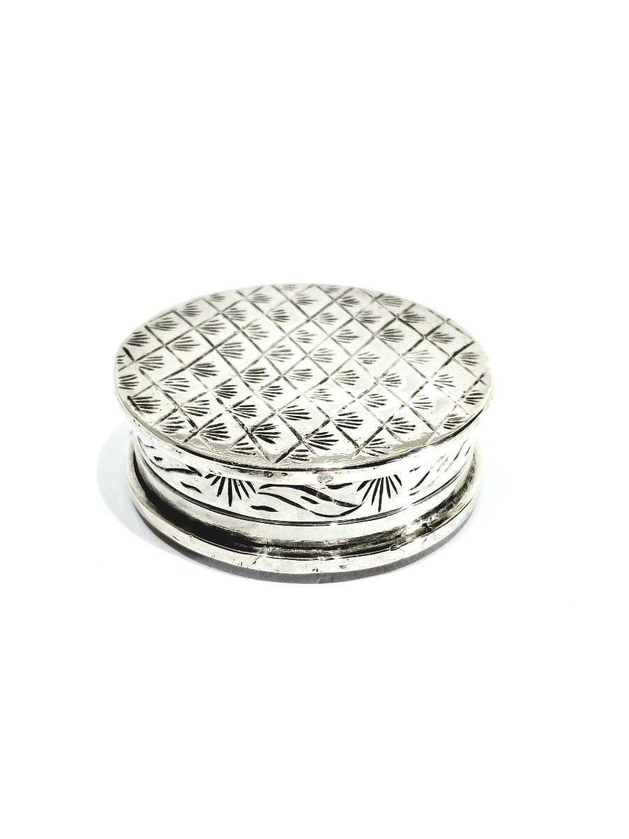 Tunisia - Silver Pill Box-photo-3