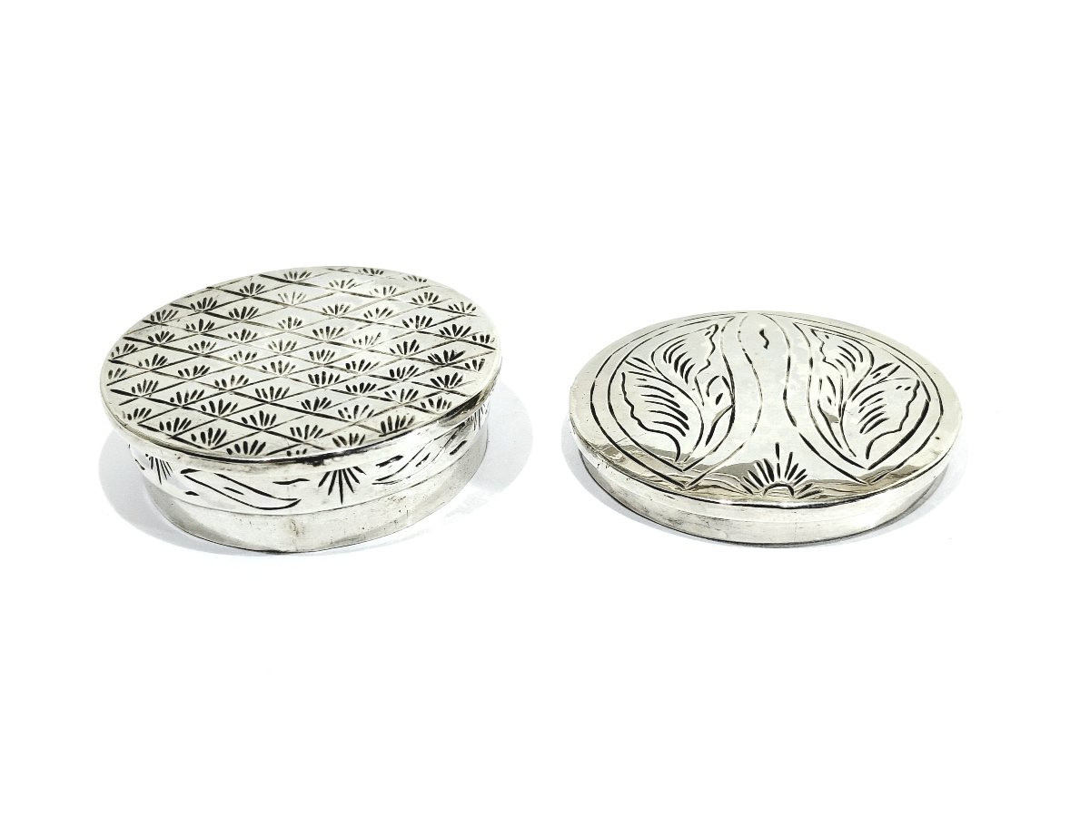 Tunisia - Silver Pill Box-photo-4