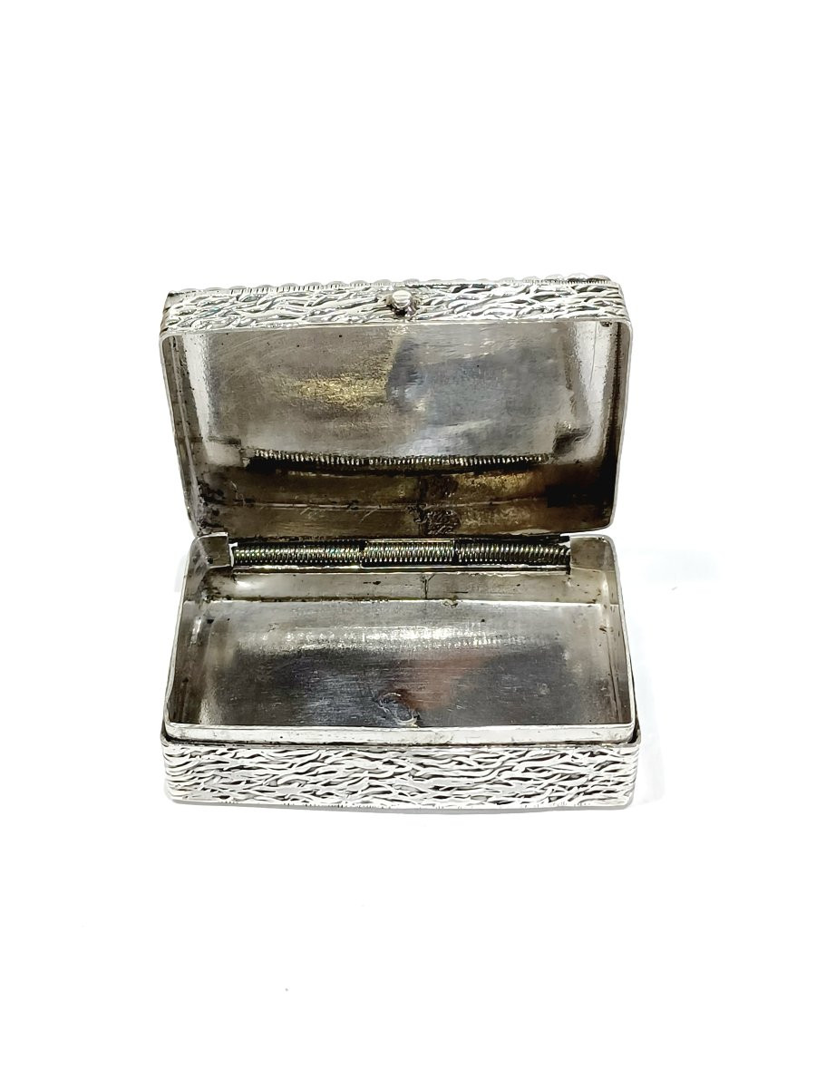 BOITE A PILULES EN ARGENT -photo-3