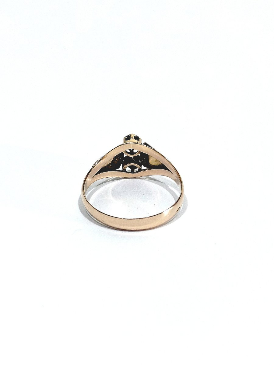 BAGUE OR ROSE, OR JAUNE ET OR BLANC-photo-3