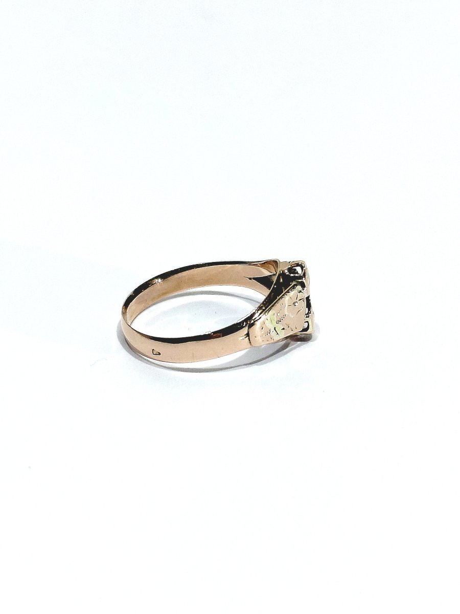 BAGUE OR ROSE, OR JAUNE ET OR BLANC-photo-4