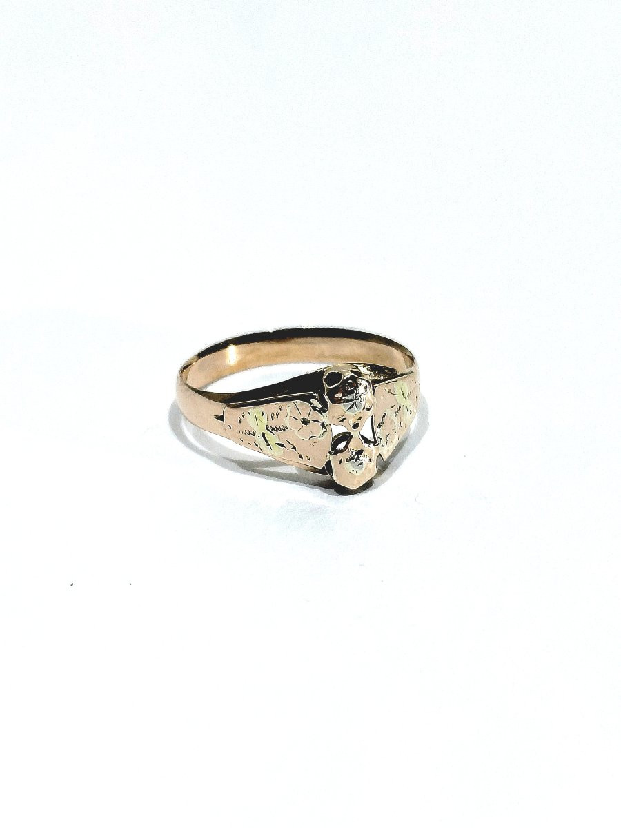 BAGUE OR ROSE, OR JAUNE ET OR BLANC-photo-1