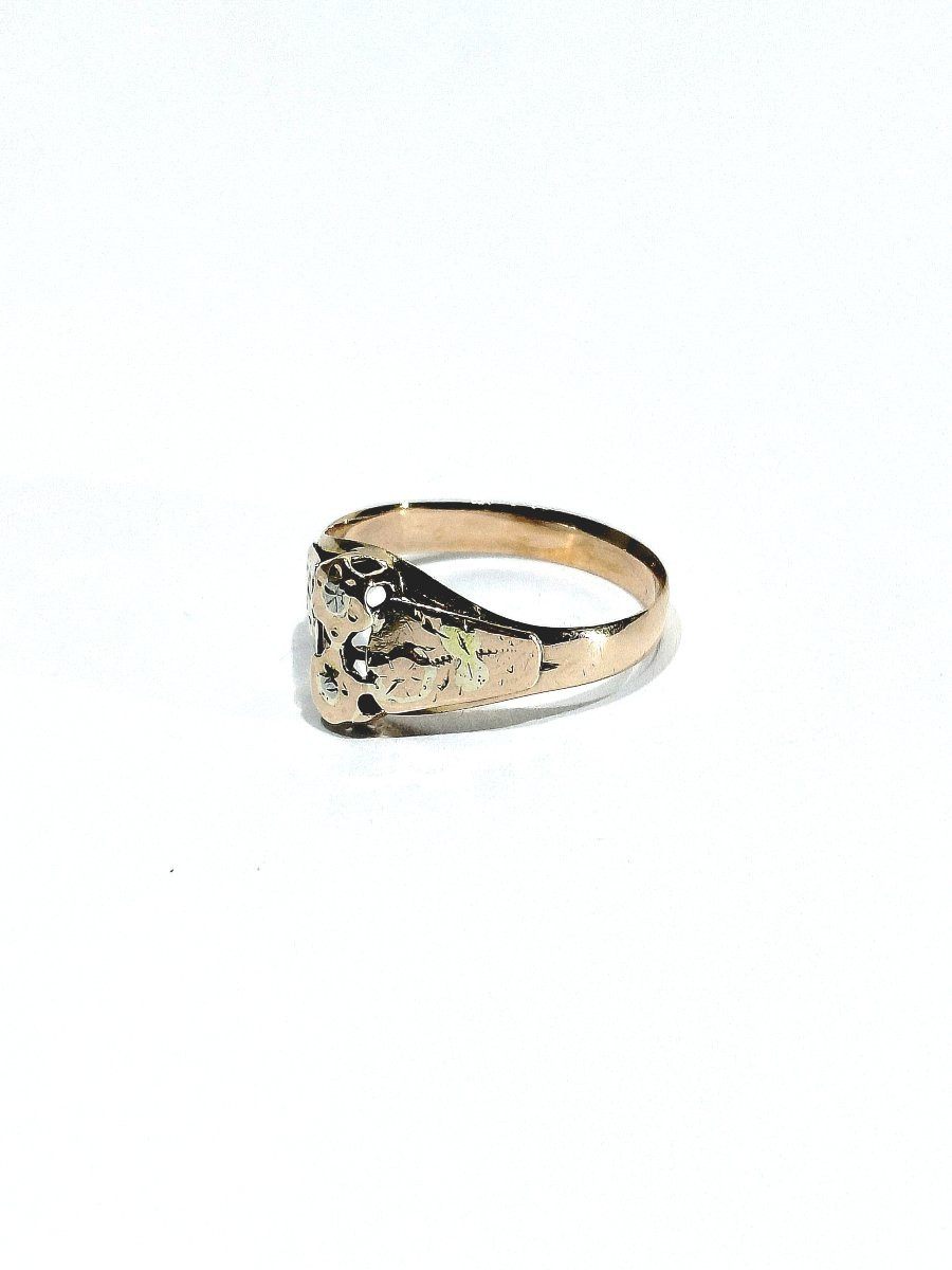 BAGUE OR ROSE, OR JAUNE ET OR BLANC-photo-2