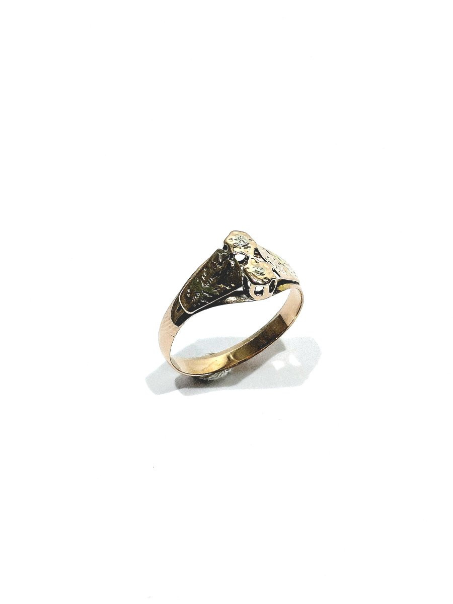 BAGUE OR ROSE, OR JAUNE ET OR BLANC-photo-5