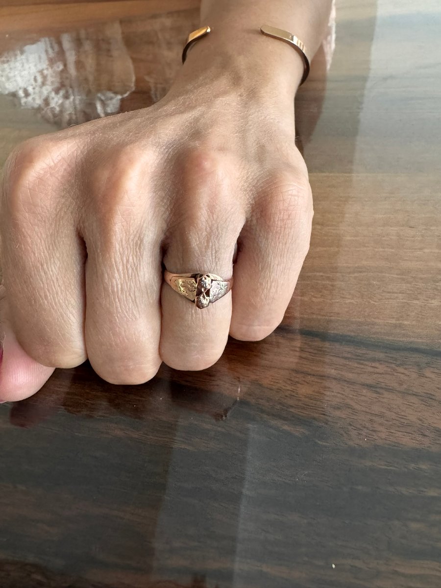 BAGUE OR ROSE, OR JAUNE ET OR BLANC-photo-8