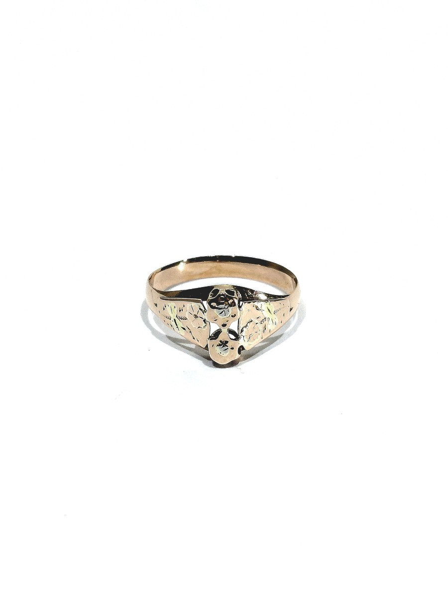 BAGUE OR ROSE, OR JAUNE ET OR BLANC