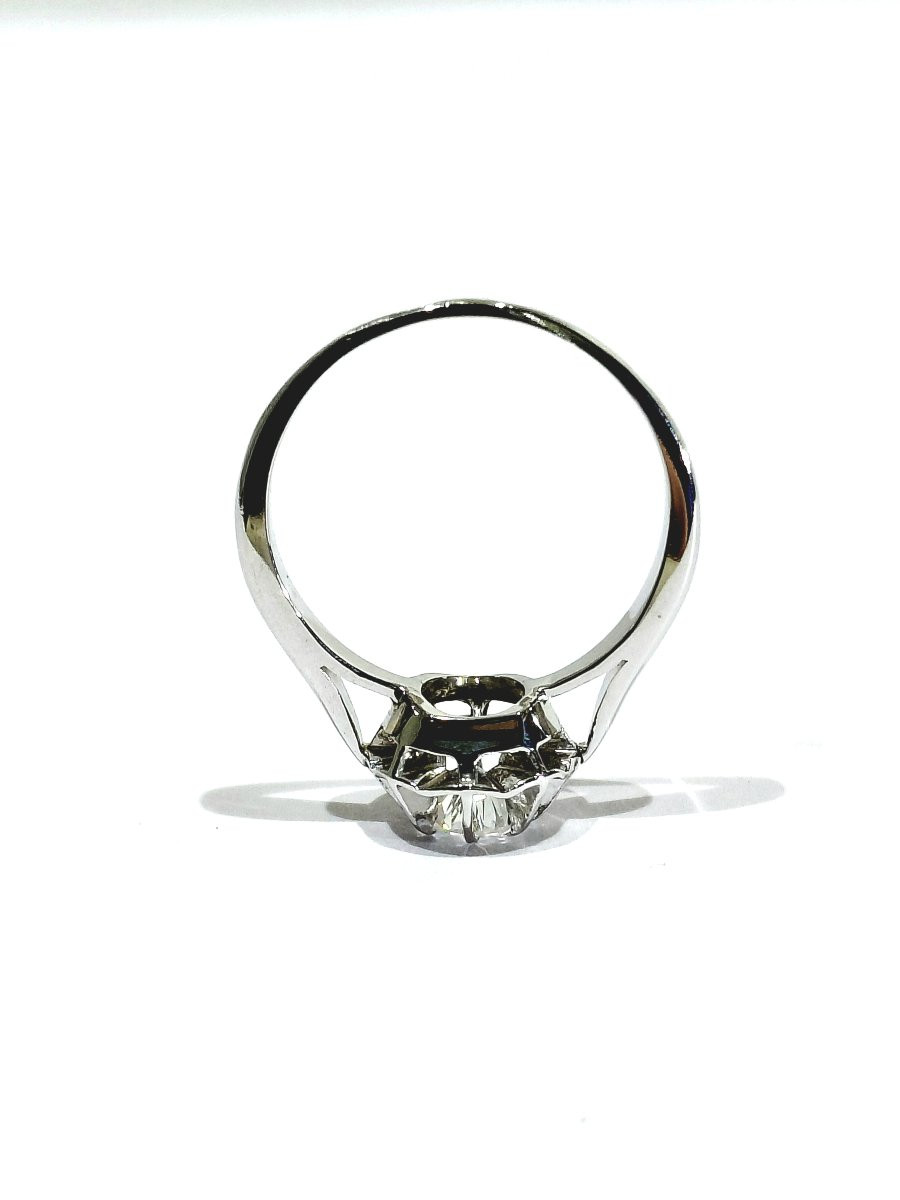 SOLITAIRE EN OR BLANC ET DIAMANT-photo-5