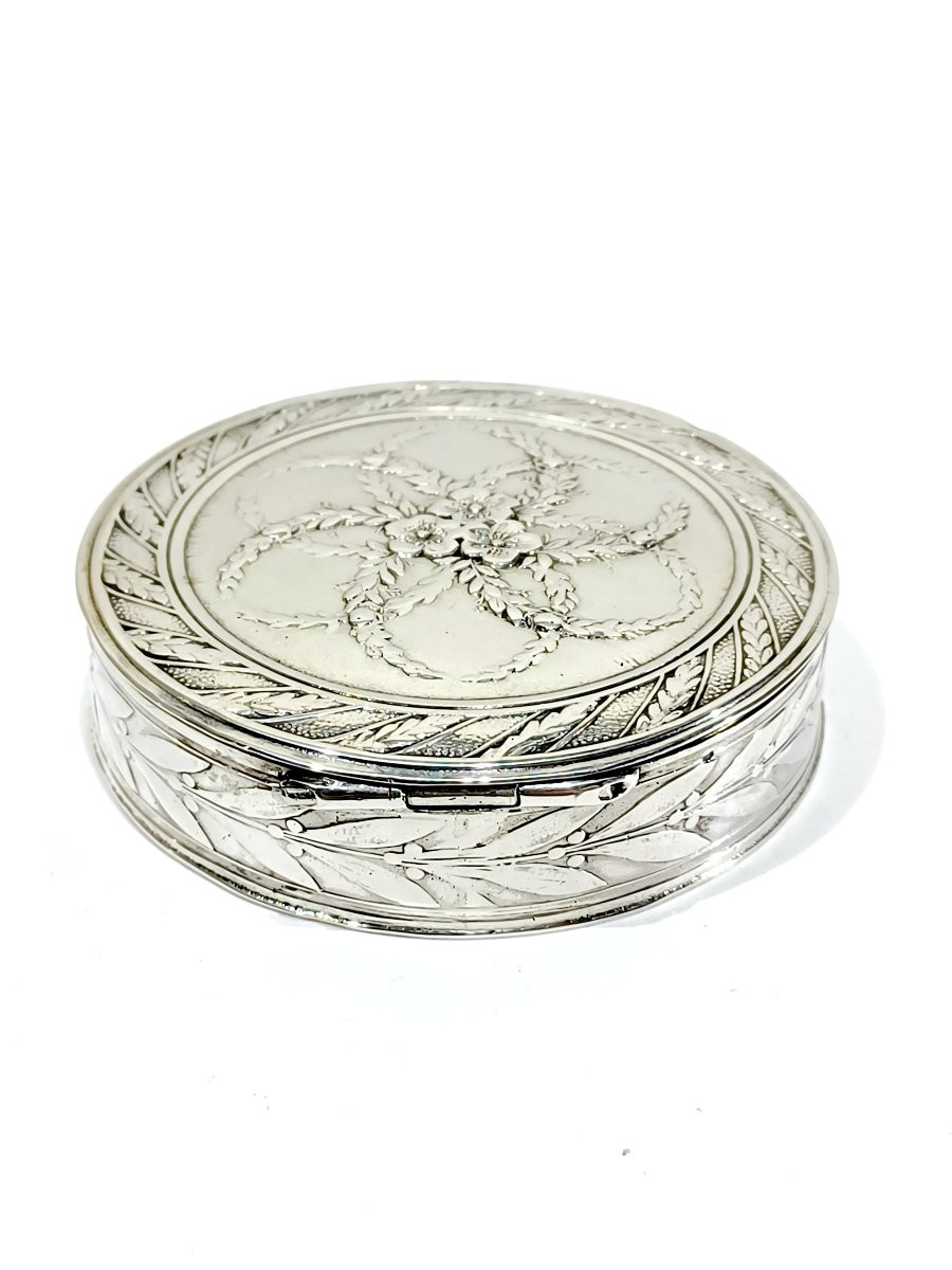 Henin Et Cie - Silver Pill Box-photo-3