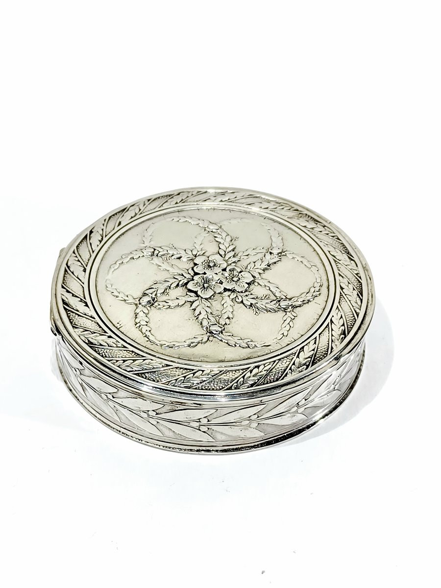 Henin Et Cie - Silver Pill Box-photo-4