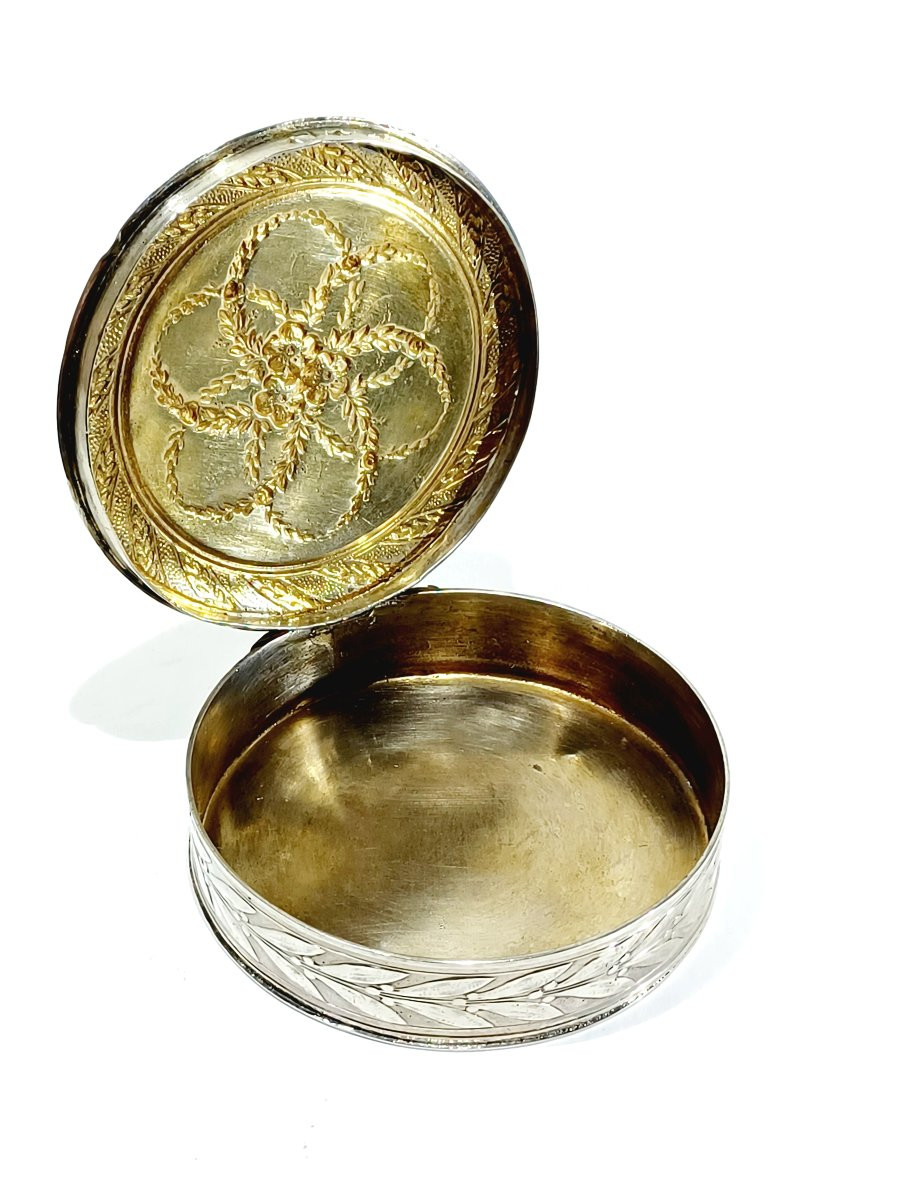 Henin Et Cie - Silver Pill Box-photo-2