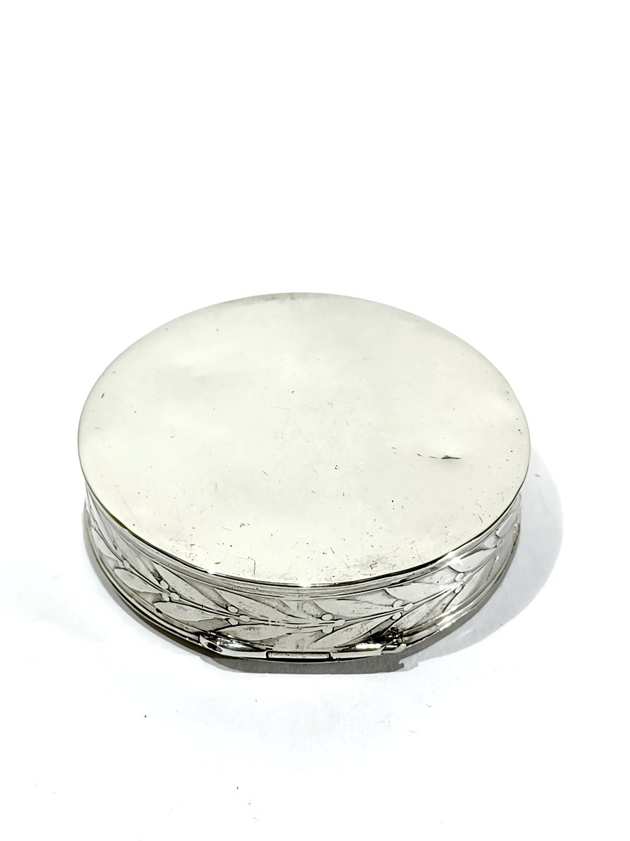 Henin Et Cie - Silver Pill Box-photo-5