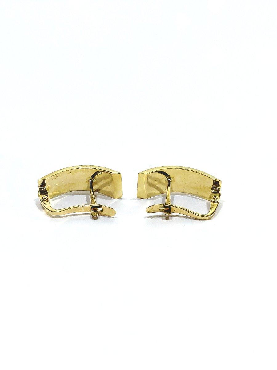 PAIRE DE BOUCLE D’OREILLE EN OR -photo-1
