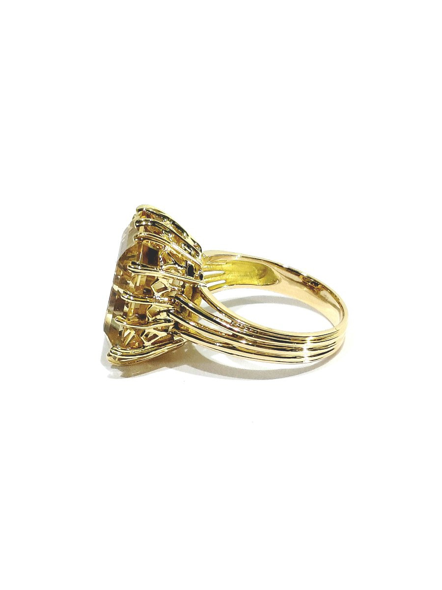 Gold And Citrine Ring-photo-4