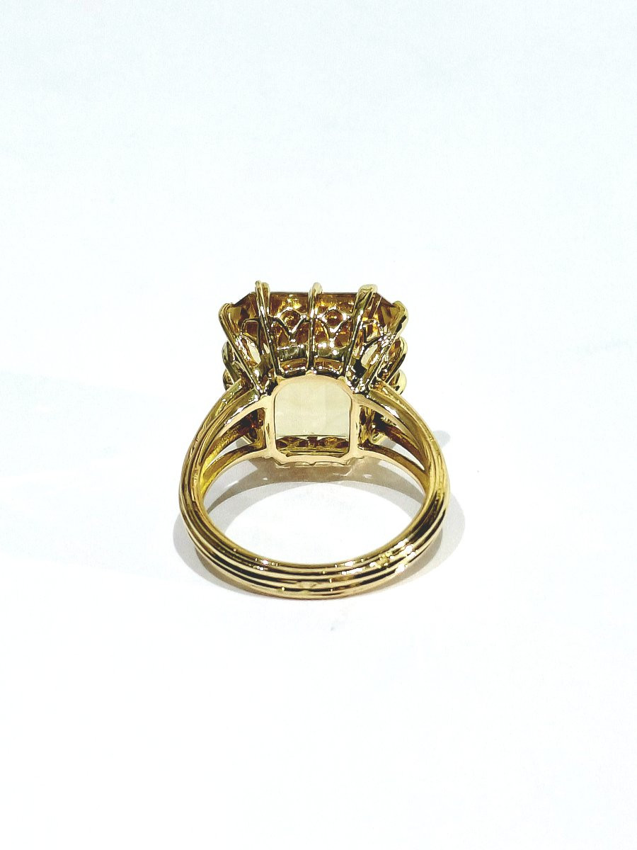 Gold And Citrine Ring-photo-1