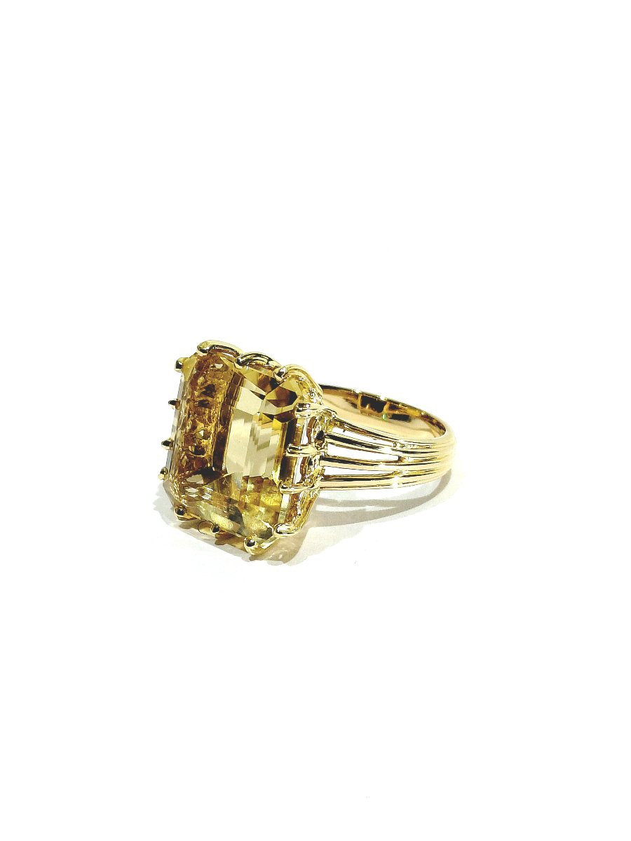 Gold And Citrine Ring-photo-4