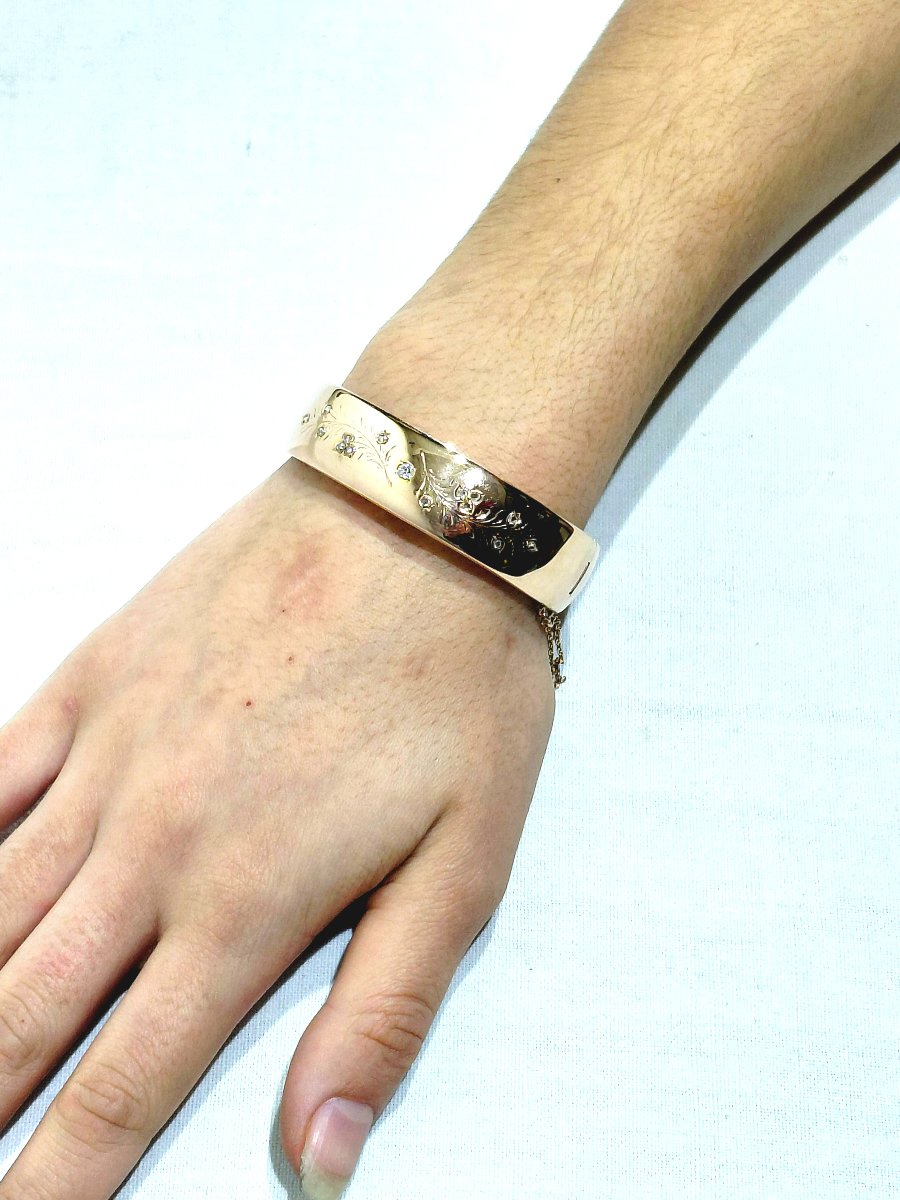 18-karat Rose Gold Cuff Bracelet-photo-4