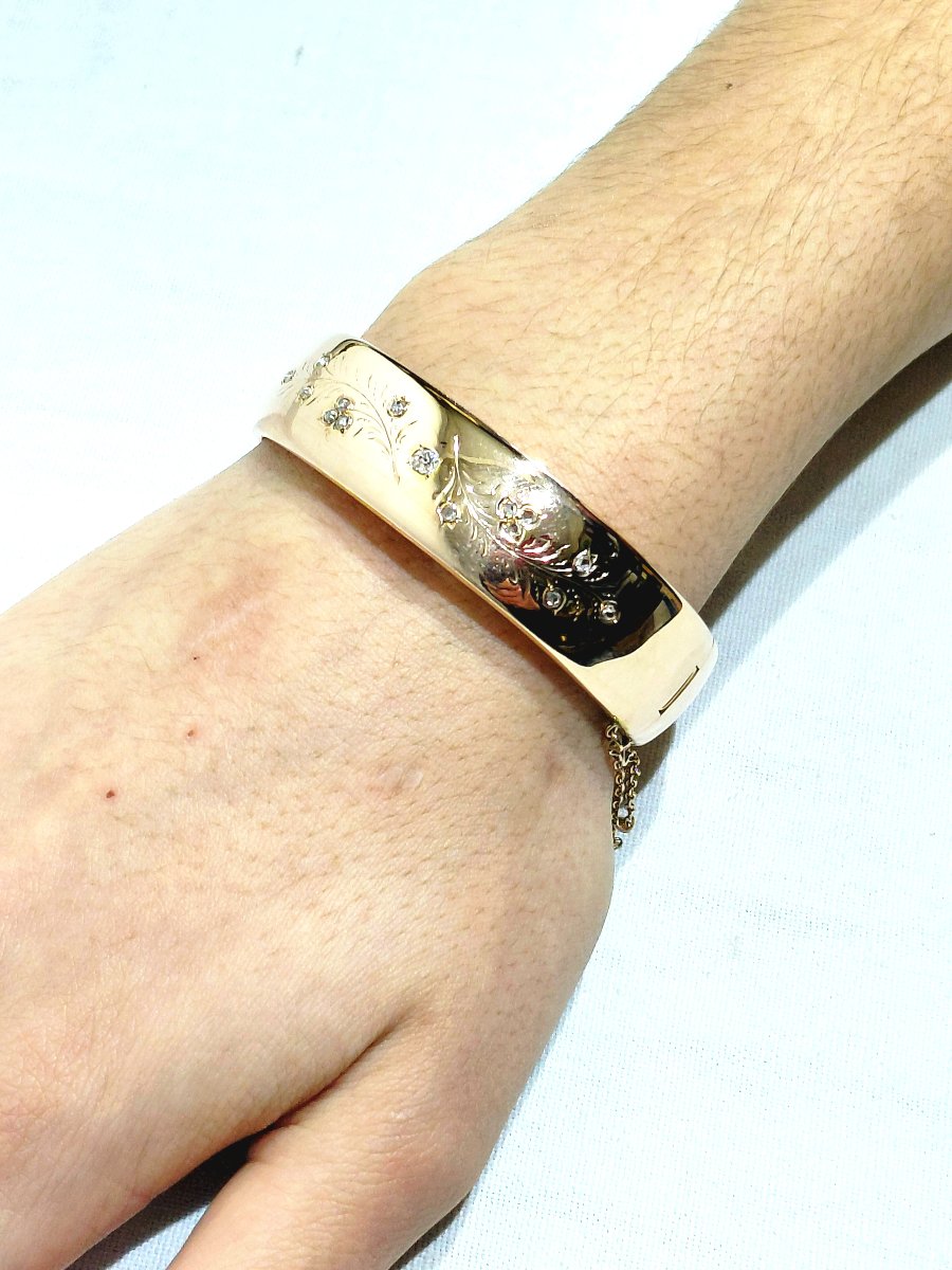 18-karat Rose Gold Cuff Bracelet-photo-8