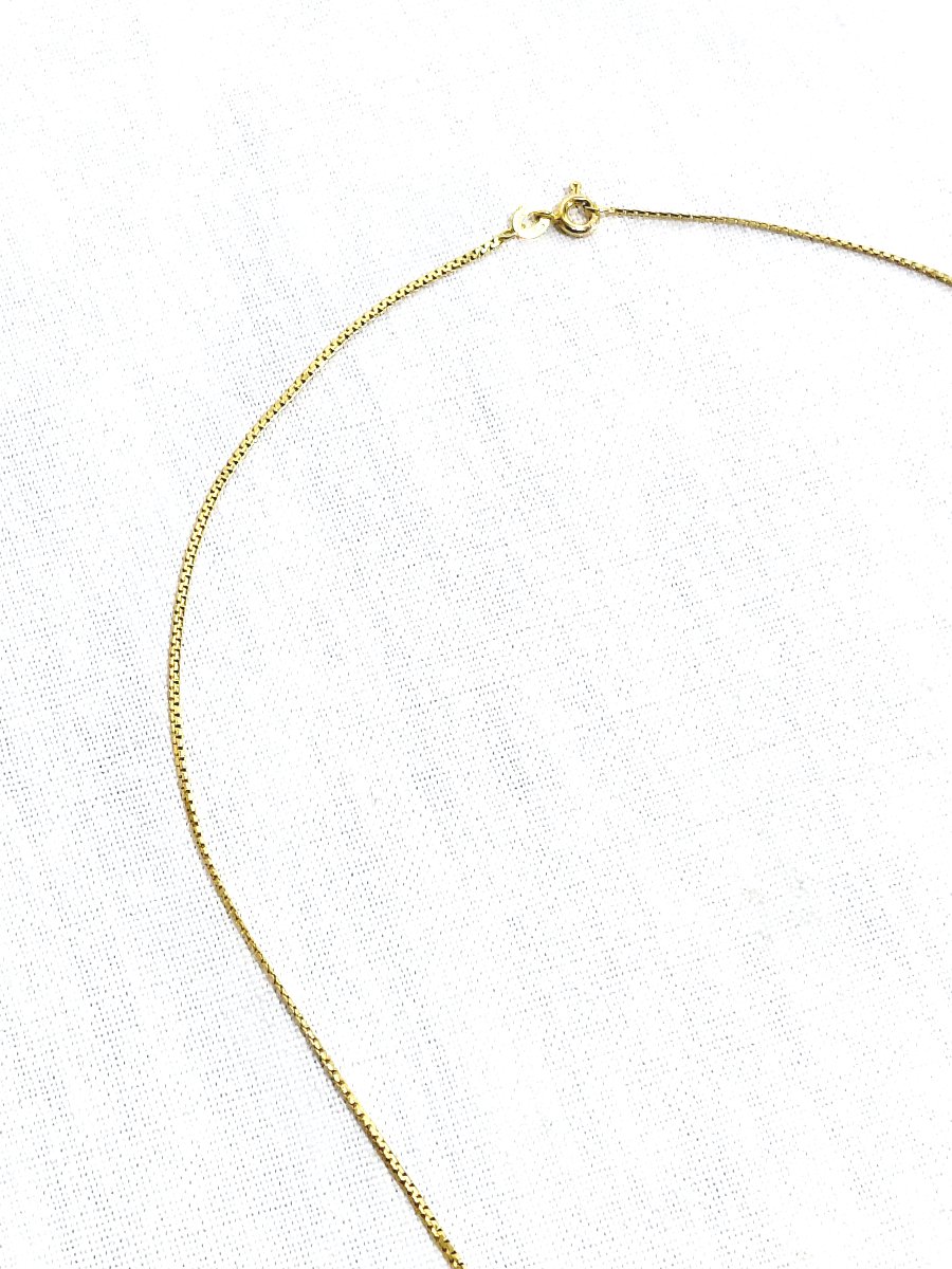 14-karat Champagne Gold Chain With A Venetian Link Design-photo-2