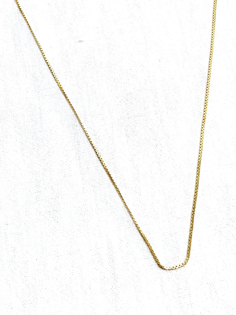 14-karat Champagne Gold Chain With A Venetian Link Design-photo-3