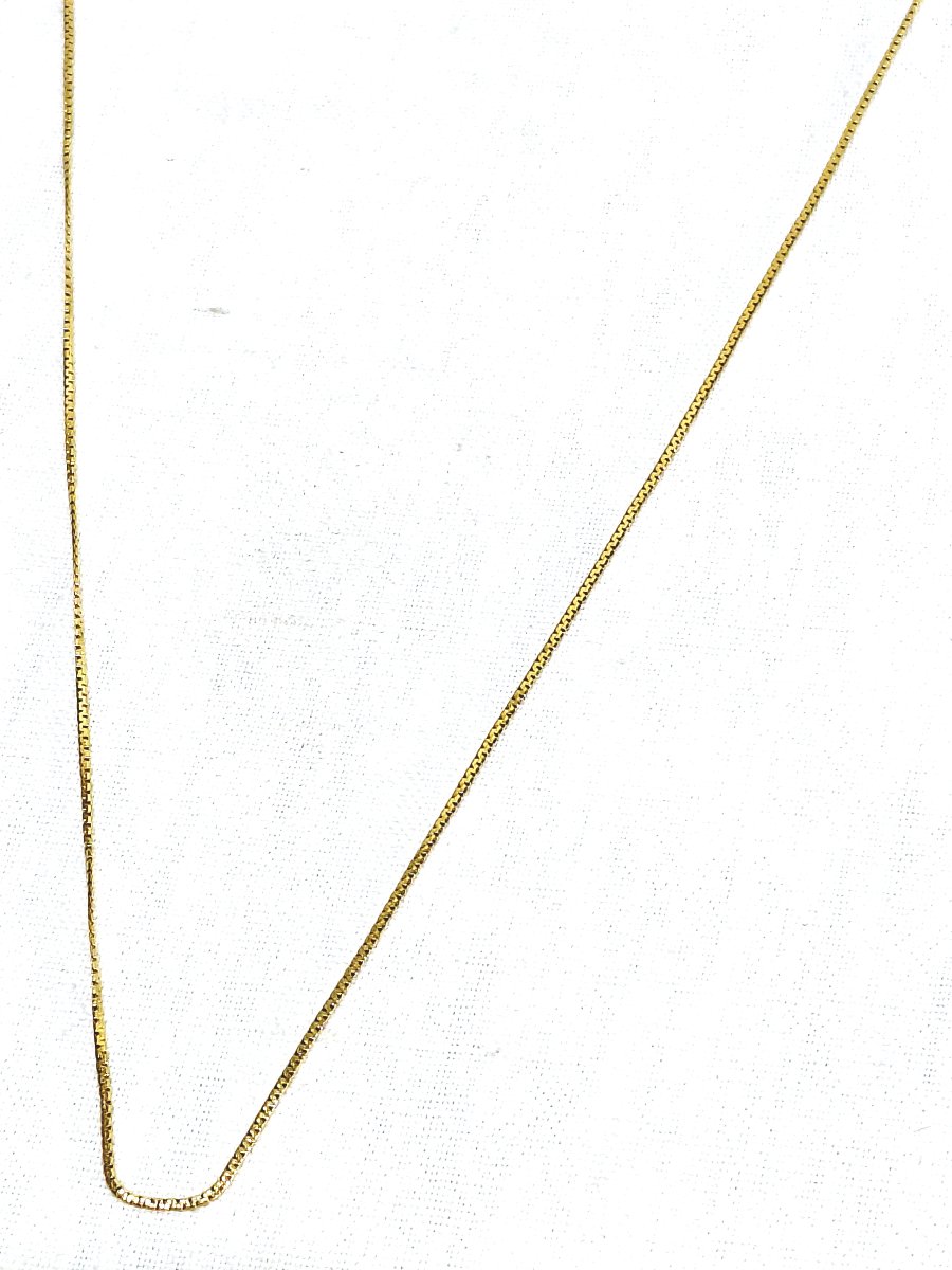 14-karat Champagne Gold Chain With A Venetian Link Design-photo-4