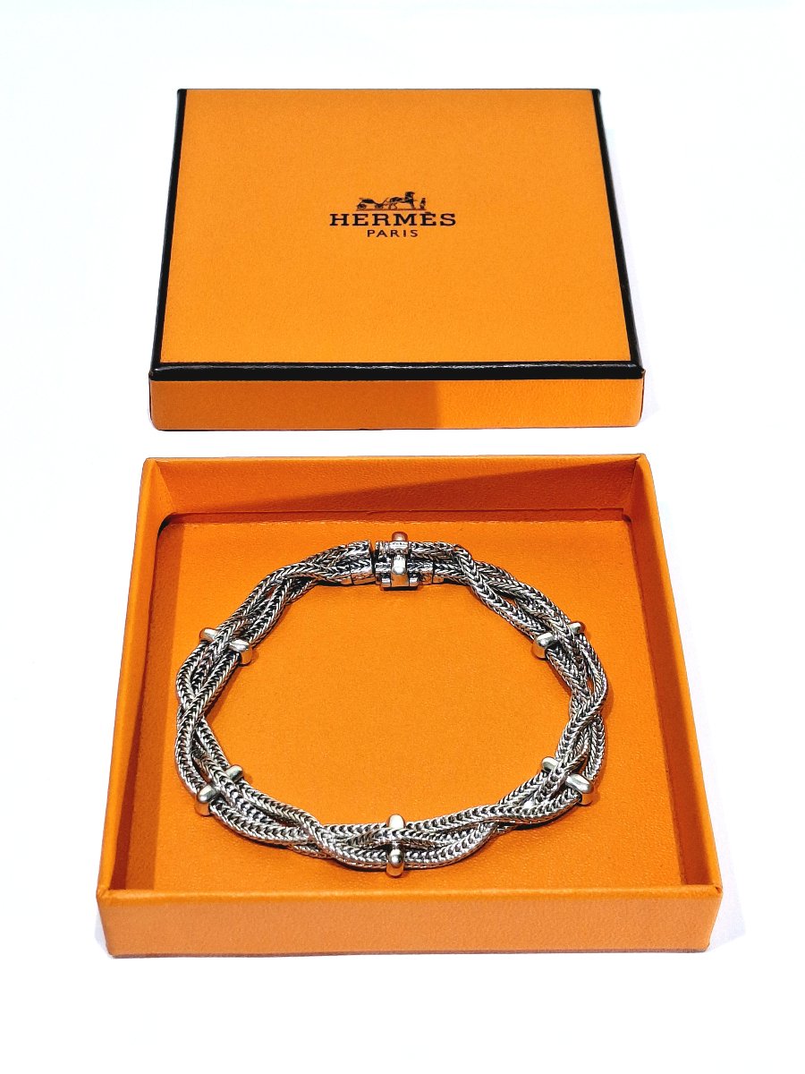 Hermès - Silver Bracelet-photo-5