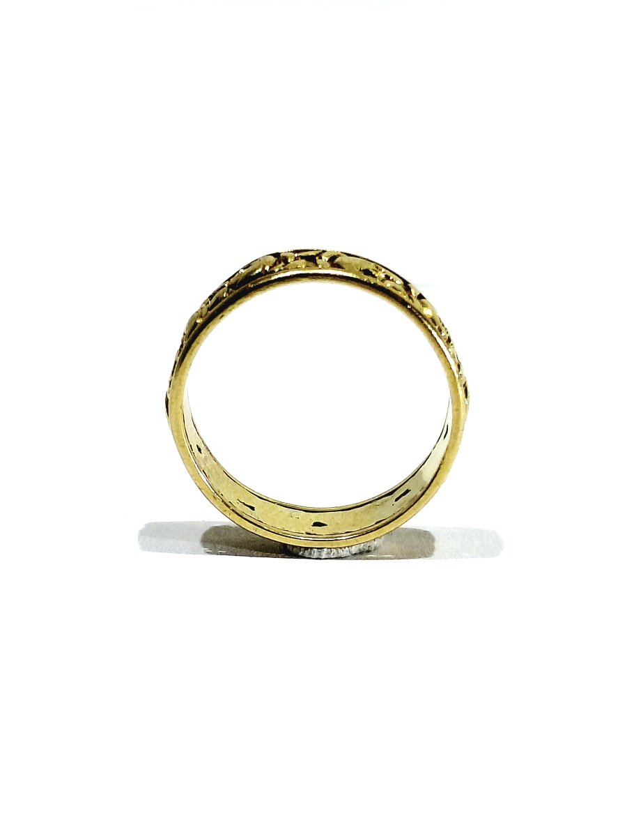 Art Nouveau Yellow Gold Ring-photo-1