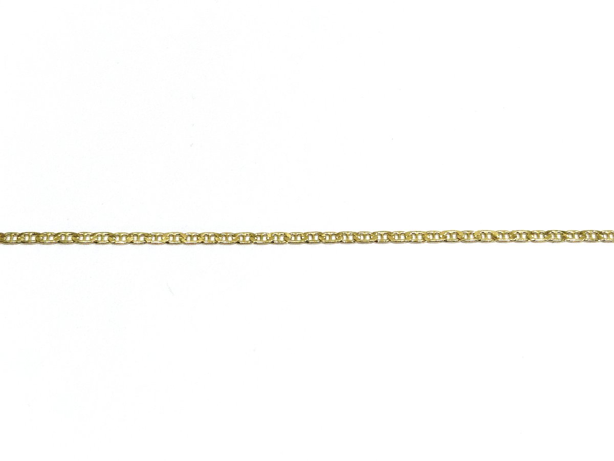 Chaîne En Or Jaune Mailles Marine 40 cm -photo-5
