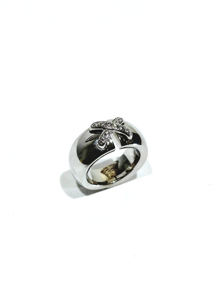 Chaumet - White Gold And Diamond Ring-photo-2