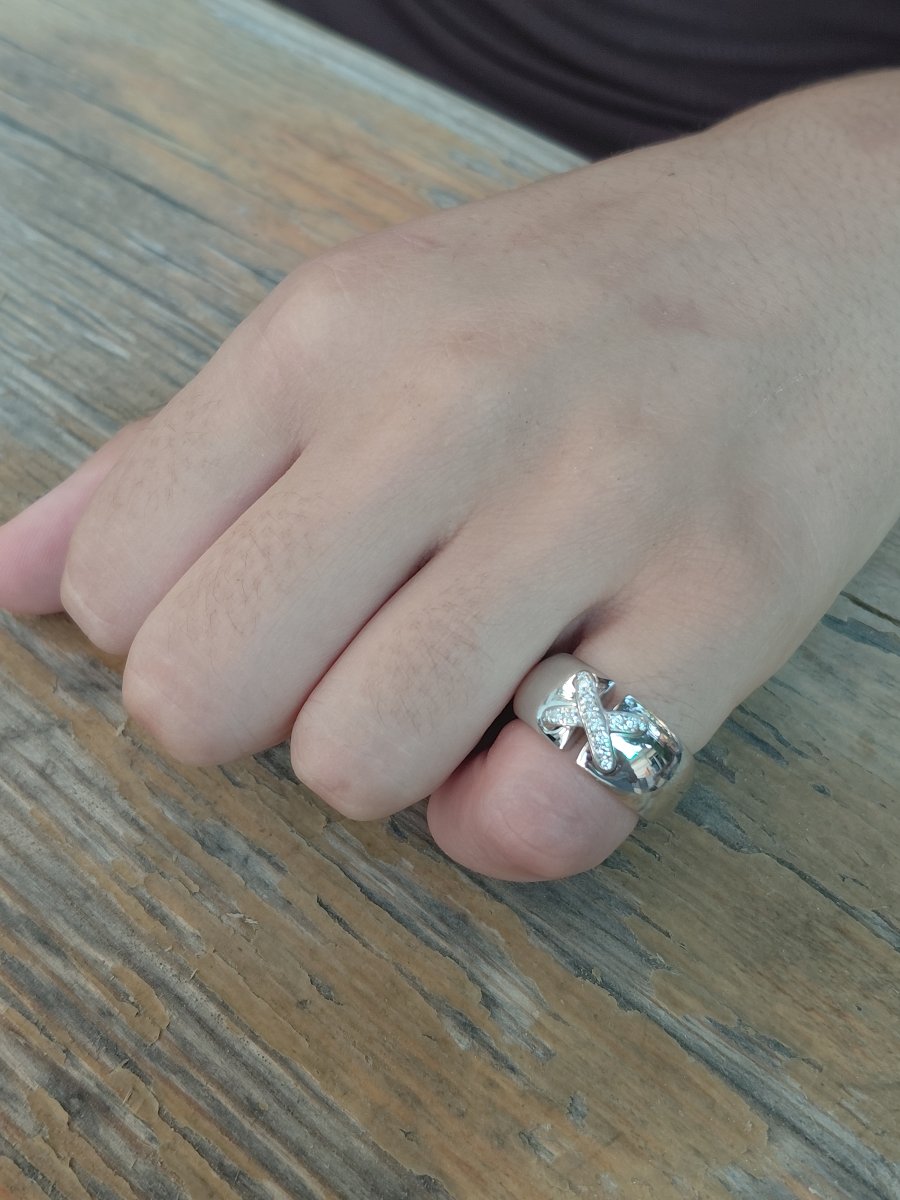 Chaumet - White Gold And Diamond Ring-photo-7